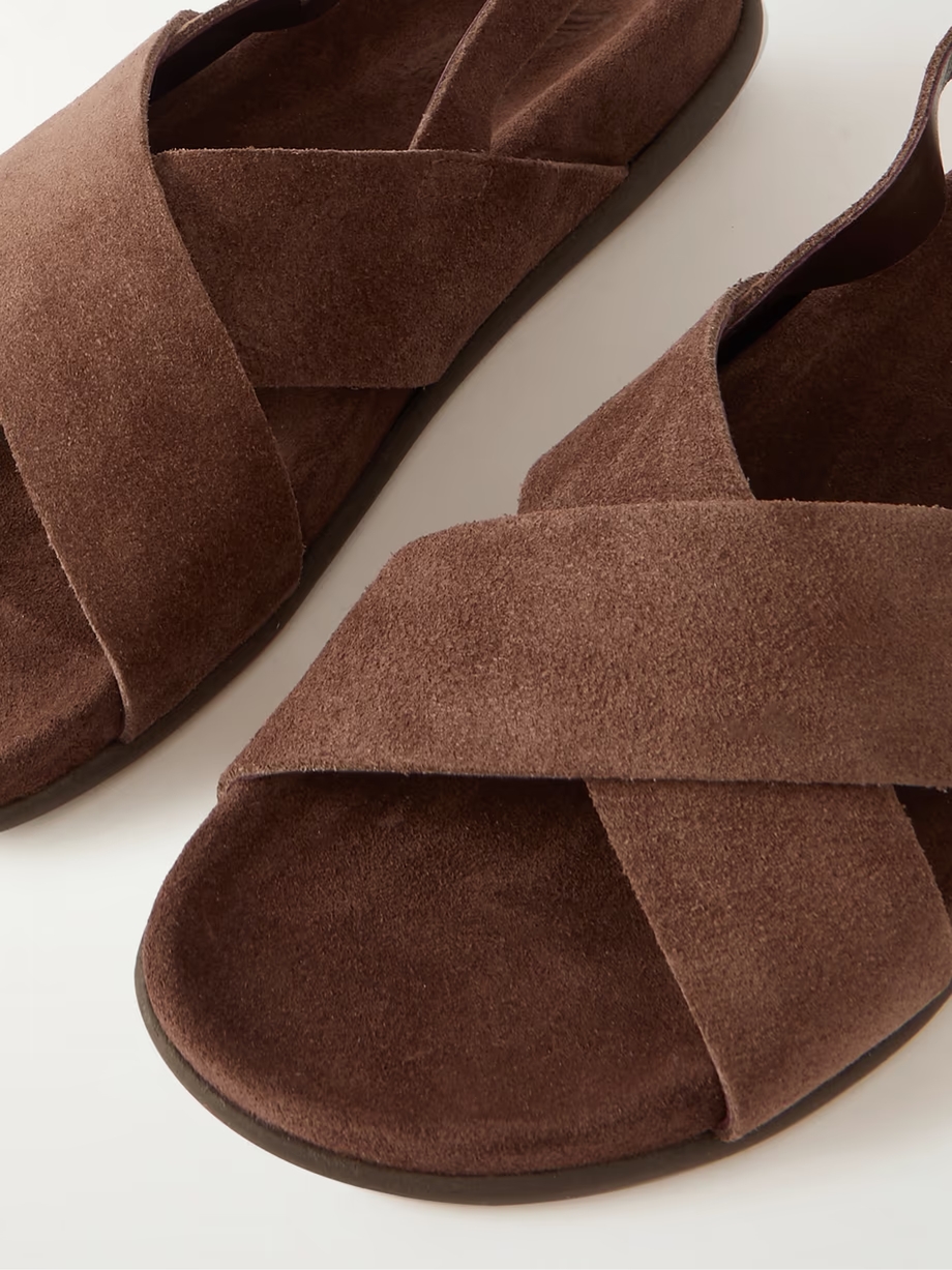 Ikesia suede slingback sandals Ikesia suede slingback sandals