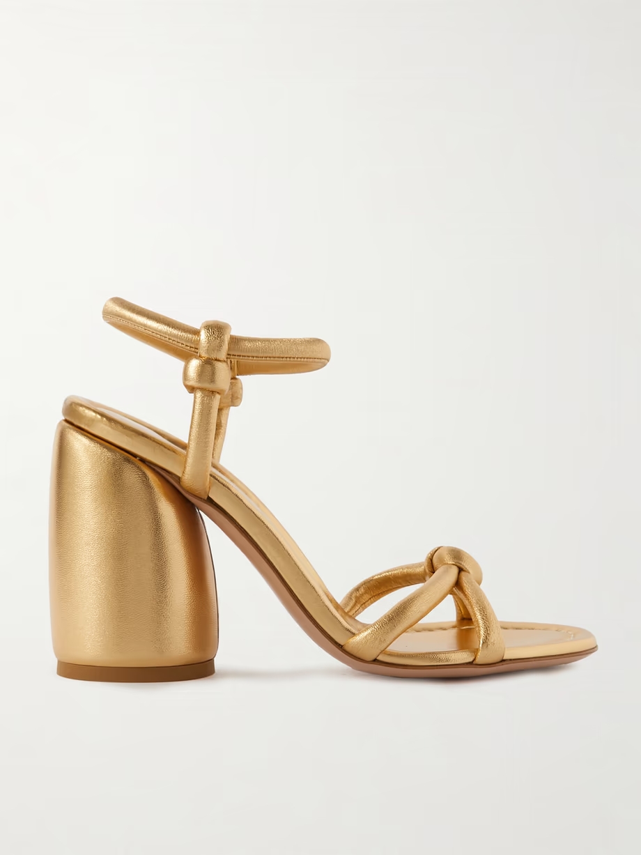 95 metallic leather sandals 95 metallic leather sandals