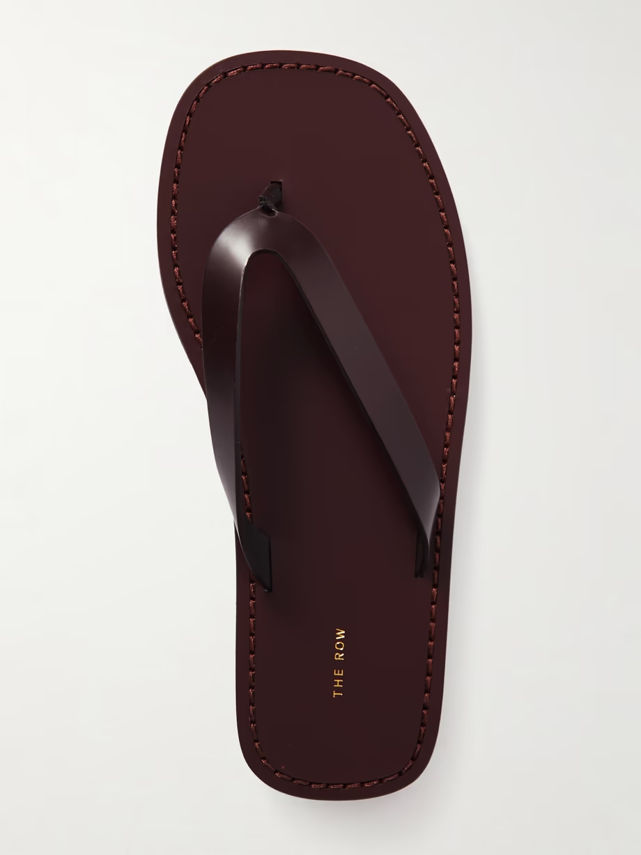 City leather flip flops City leather flip flops