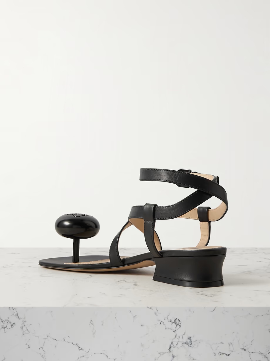 + Paula\'s Ibiza Calle Pebble embellished leather sandals