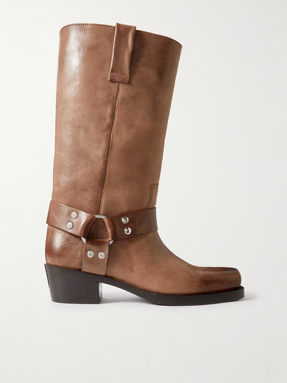 Roxy embellished leather knee boots Roxy embellished leather knee boots