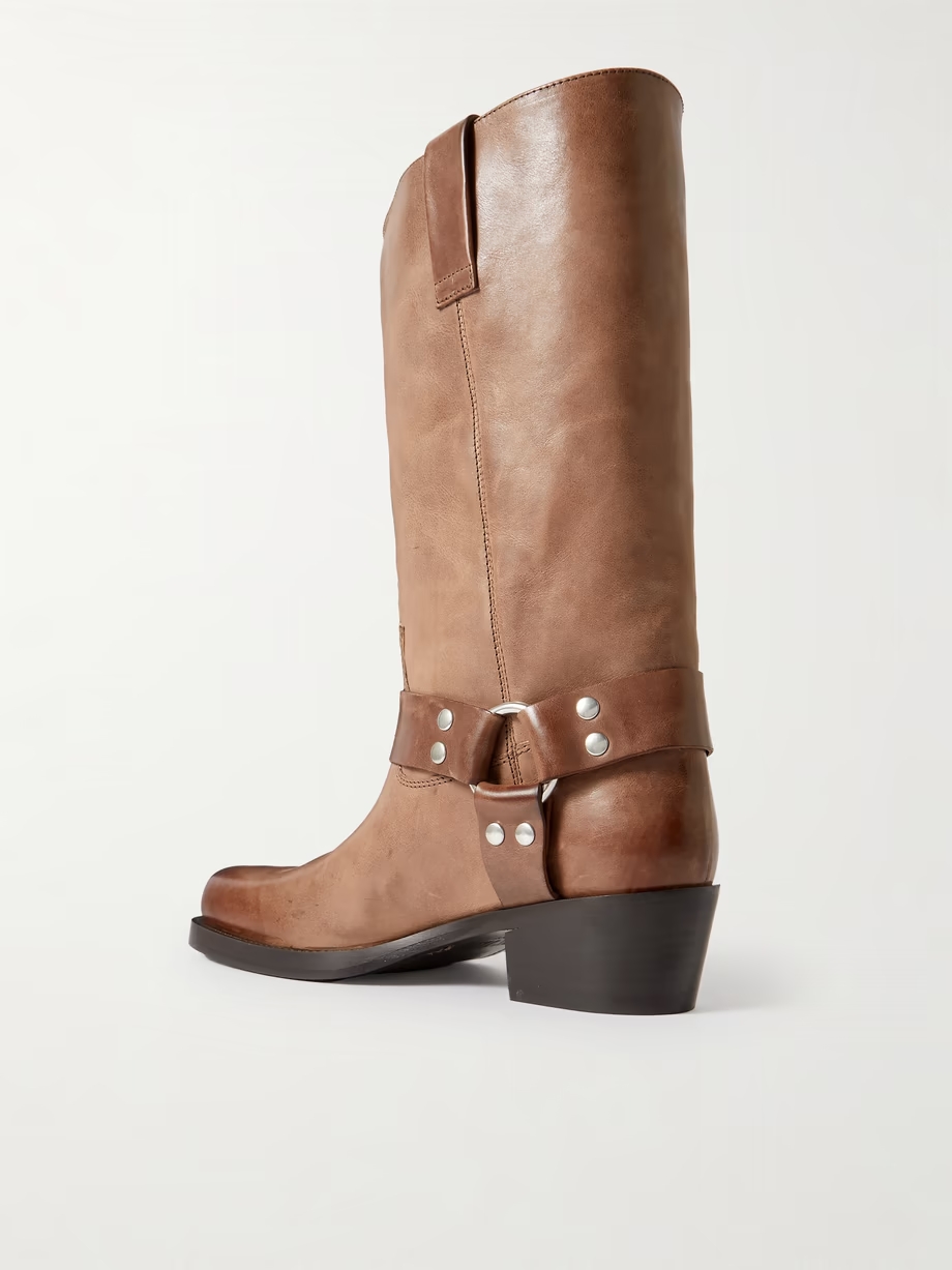 Roxy embellished leather knee boots Roxy embellished leather knee boots