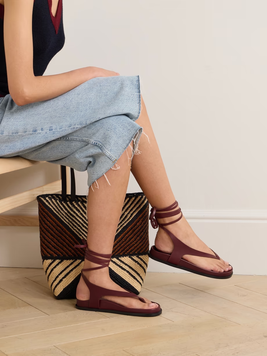 Shel leather sandals Shel leather sandals