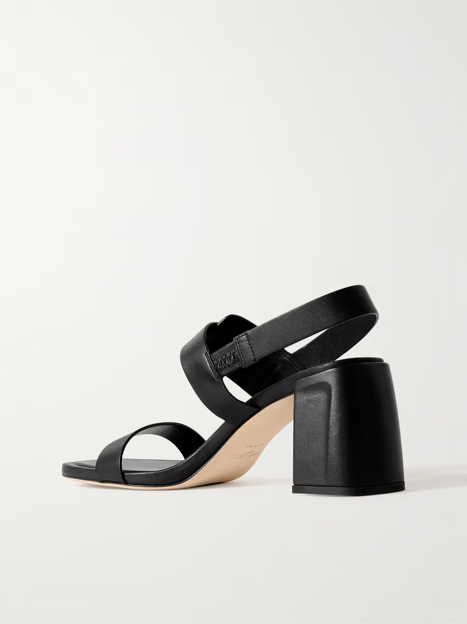 Hawke 70 embellished leather slingback sandals Hawke 70 embellished leather slingback sandals