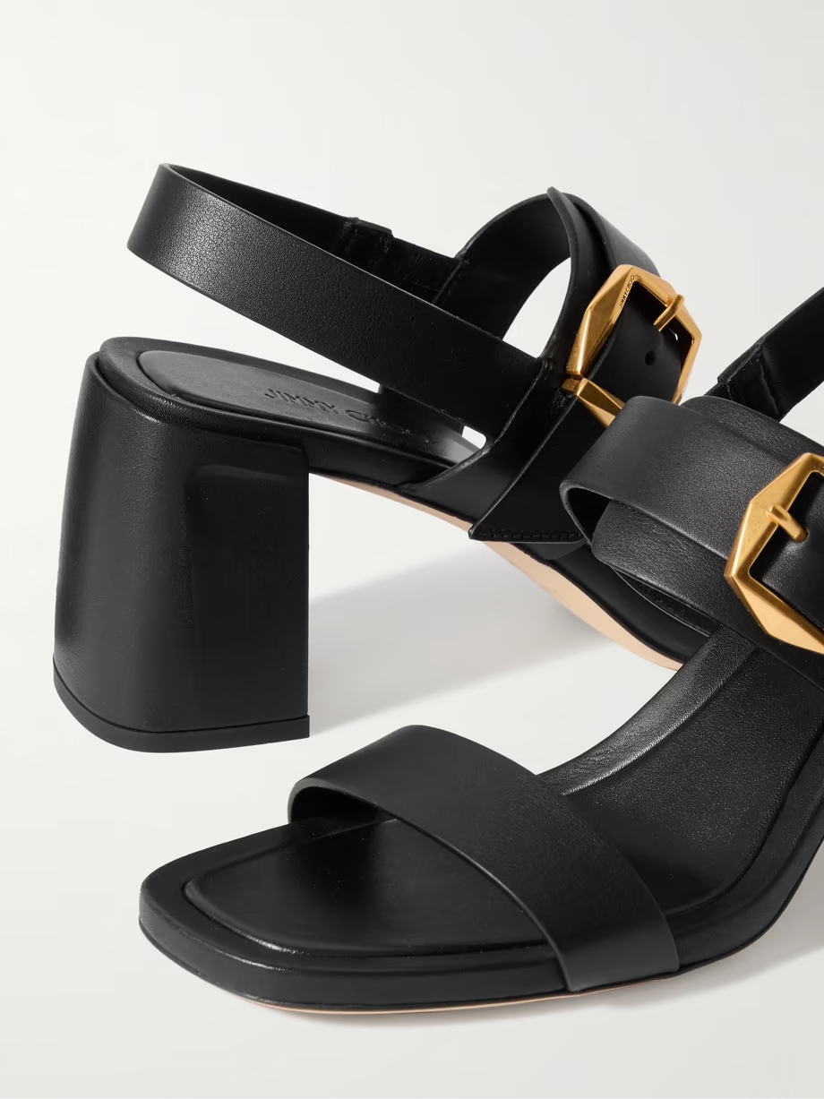 Hawke 70 embellished leather slingback sandals Hawke 70 embellished leather slingback sandals