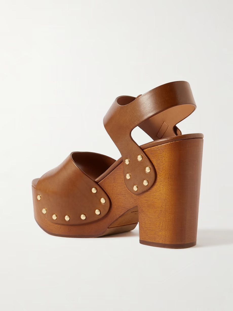 Jeannette studded leather sandals Jeannette studded leather sandals
