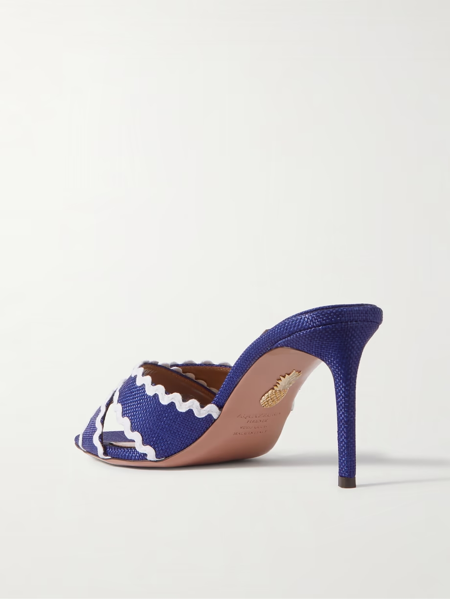 Ric Rac 75 raffia sandals Ric Rac 75 raffia sandals