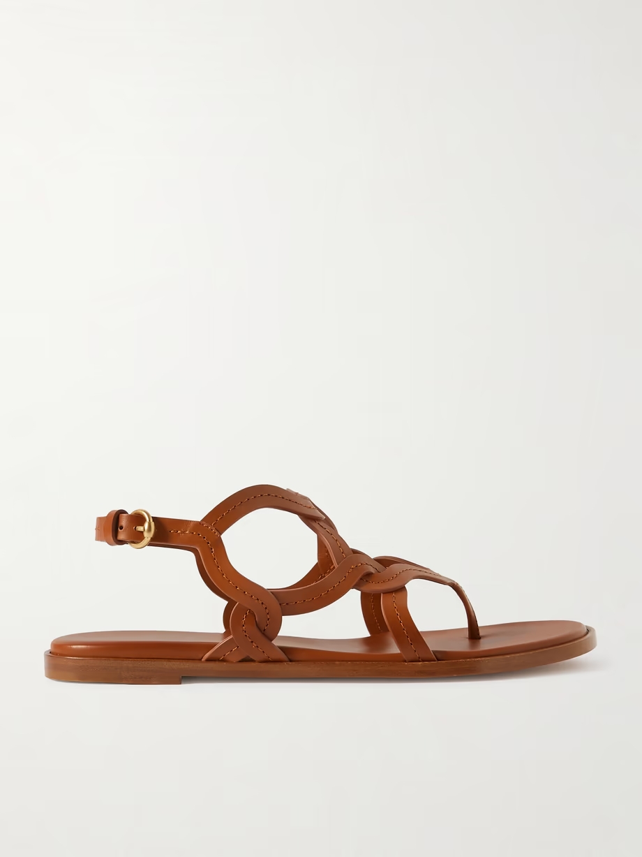 Amalfi woven leather sandals Amalfi woven leather sandals