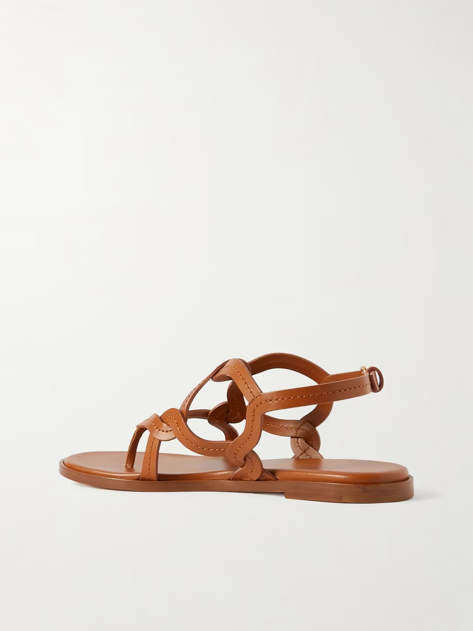 Amalfi woven leather sandals Amalfi woven leather sandals