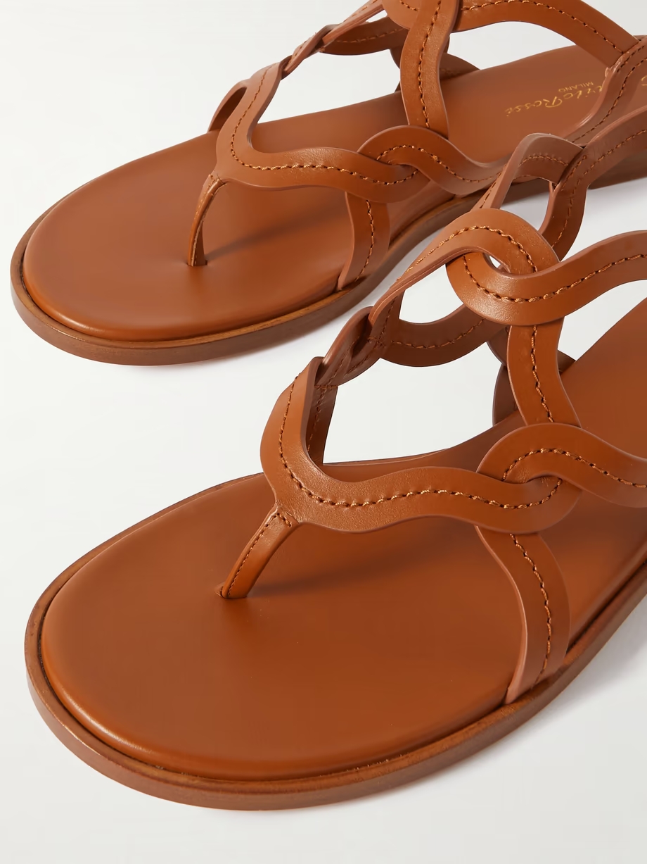Amalfi woven leather sandals Amalfi woven leather sandals