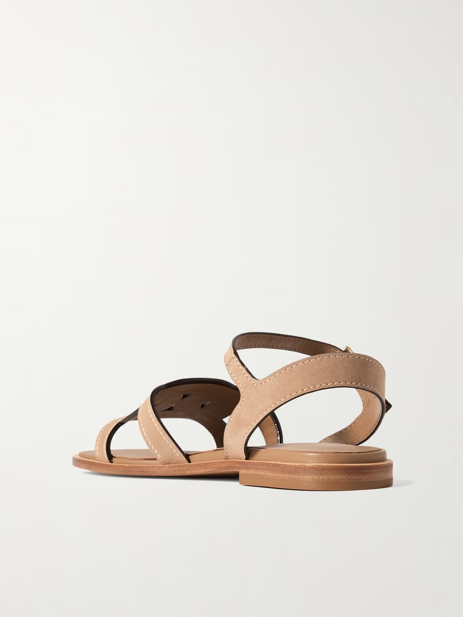 Kate cutout suede sandals Kate cutout suede sandals