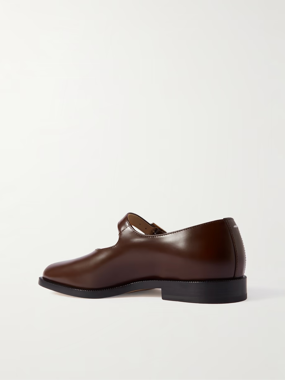 Tabi split-toe leather Mary Jane flats Tabi split-toe leather Mary Jane flats