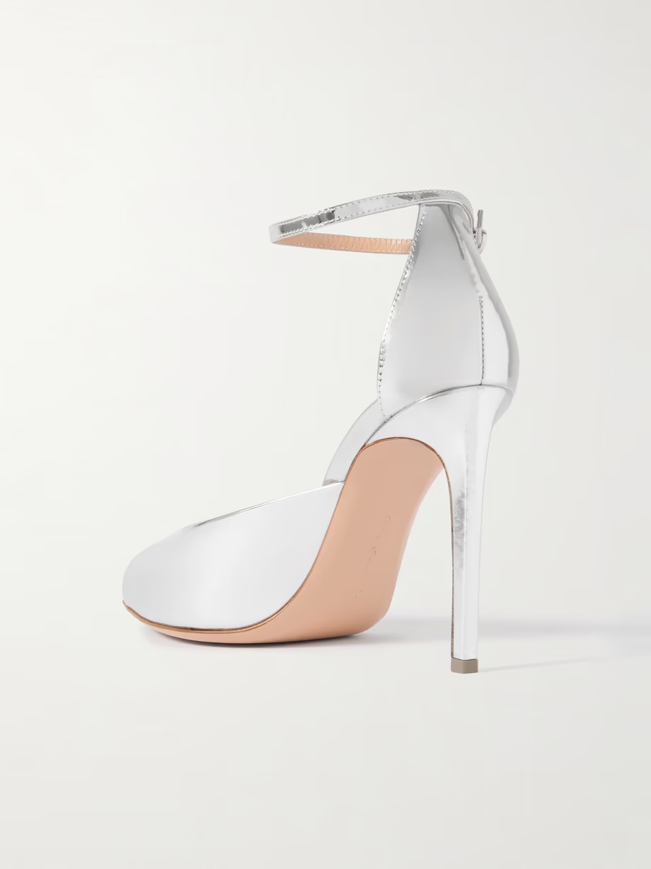 Nuit 95 mirrored-leather pumps Nuit 95 mirrored-leather pumps