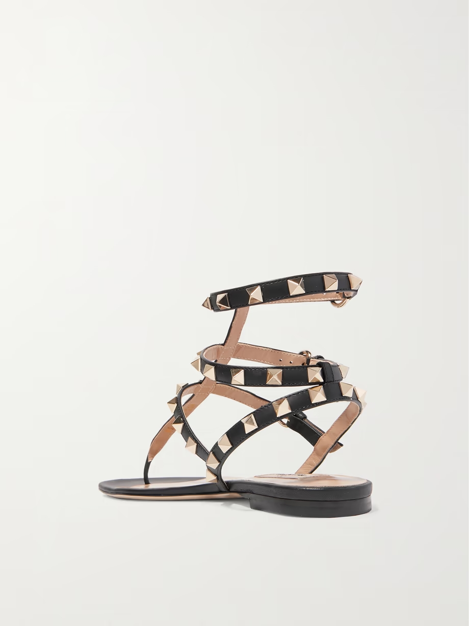 The Rockstud leather sandals The Rockstud leather sandals