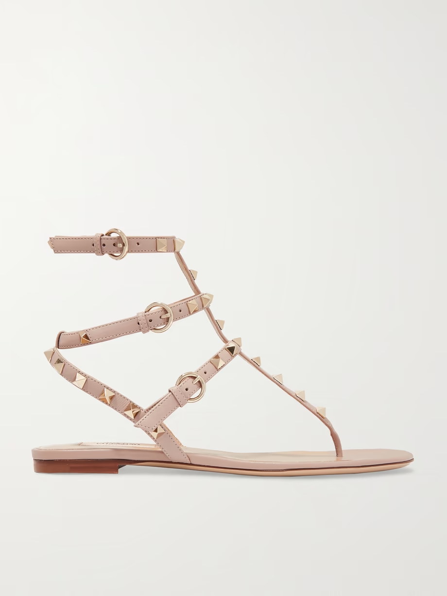 Valentino Garavani Rockstud leather sandals Valentino Garavani Rockstud leather sandals