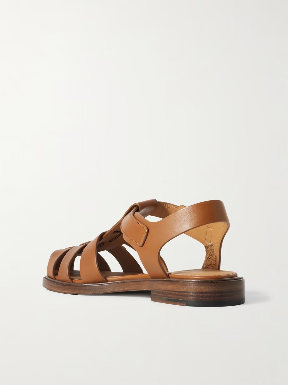 Fisherman cutout leather sandals Fisherman cutout leather sandals