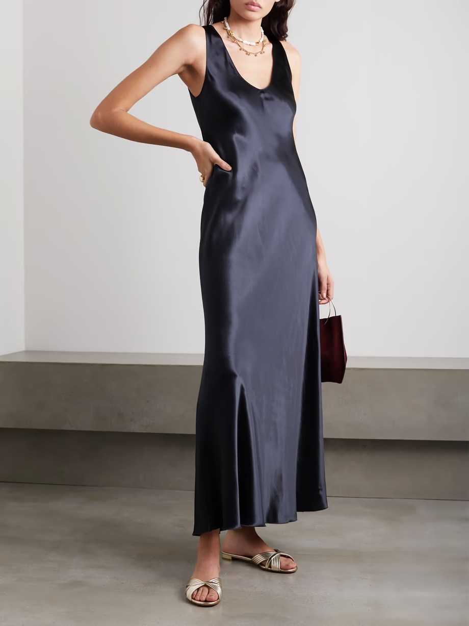 Sundance metallic vegan leather slides Sundance metallic vegan leather slides