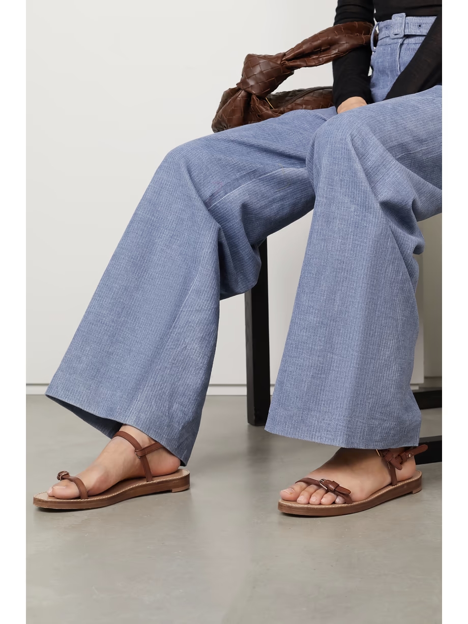 Steward leather slingback sandals Steward leather slingback sandals