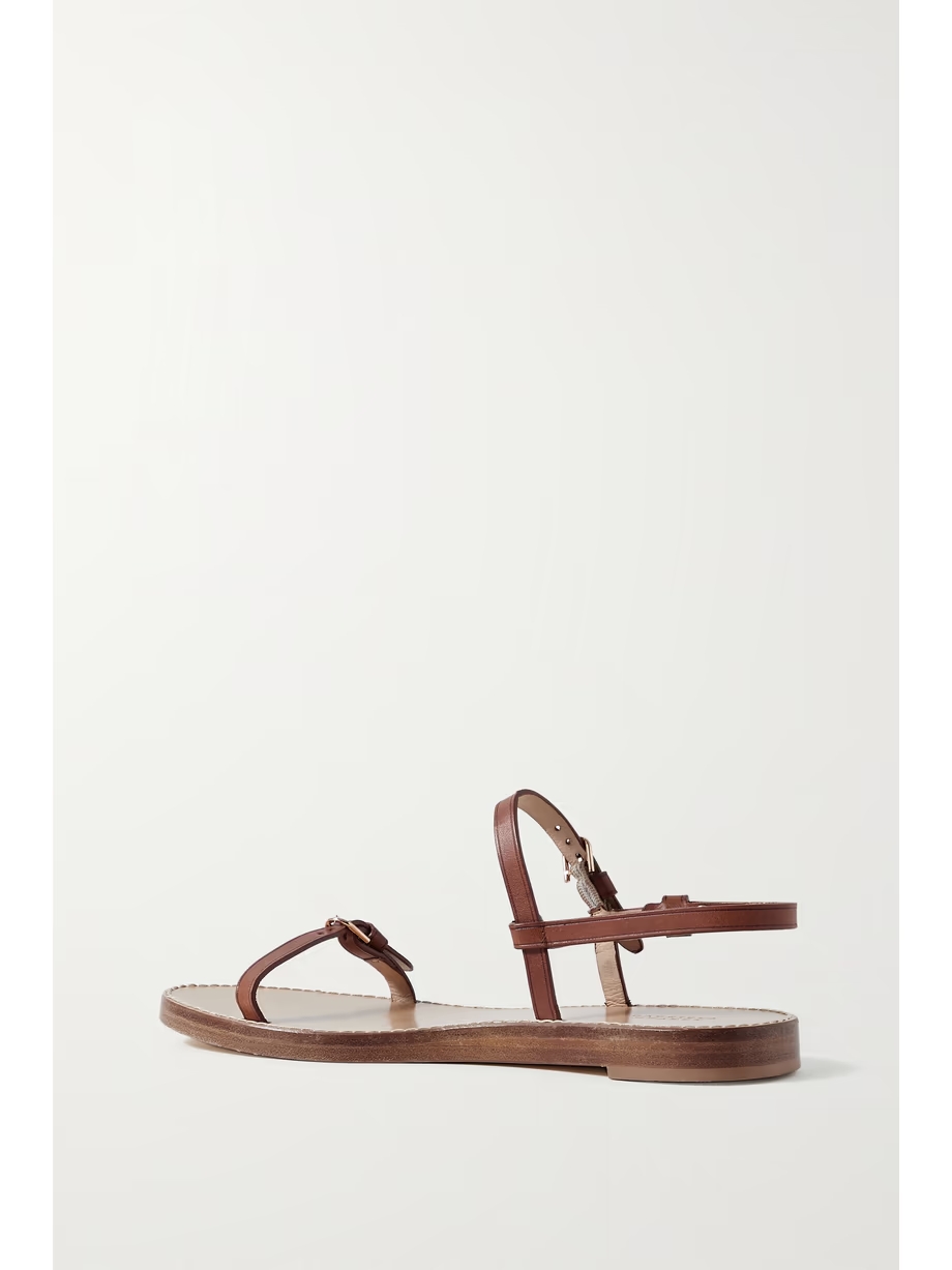 Steward leather slingback sandals Steward leather slingback sandals