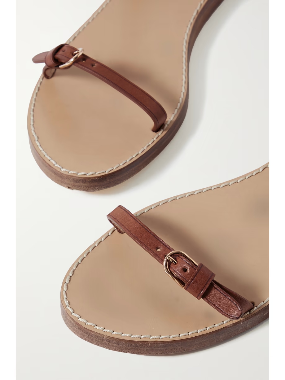 Steward leather slingback sandals Steward leather slingback sandals
