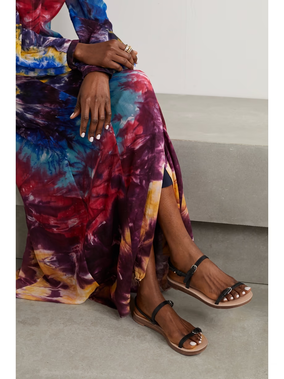 Steward leather slingback sandals Steward leather slingback sandals