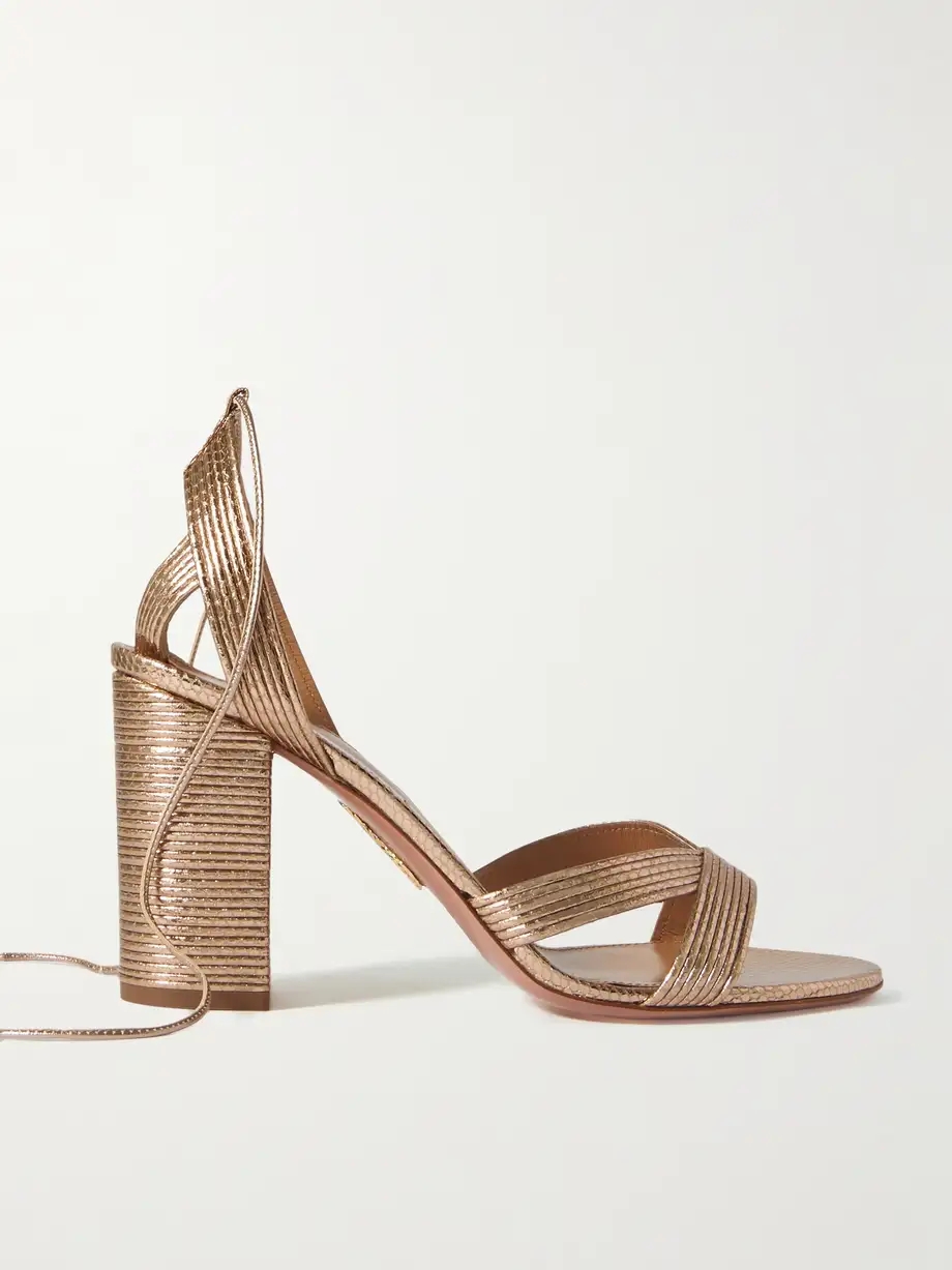 Ari 85 metallic leather sandals Ari 85 metallic leather sandals