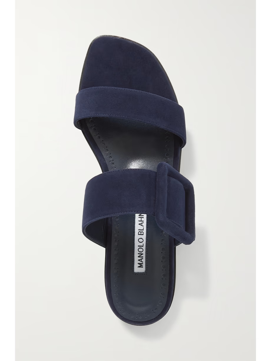 Tituba buckled suede sandals Tituba buckled suede sandals