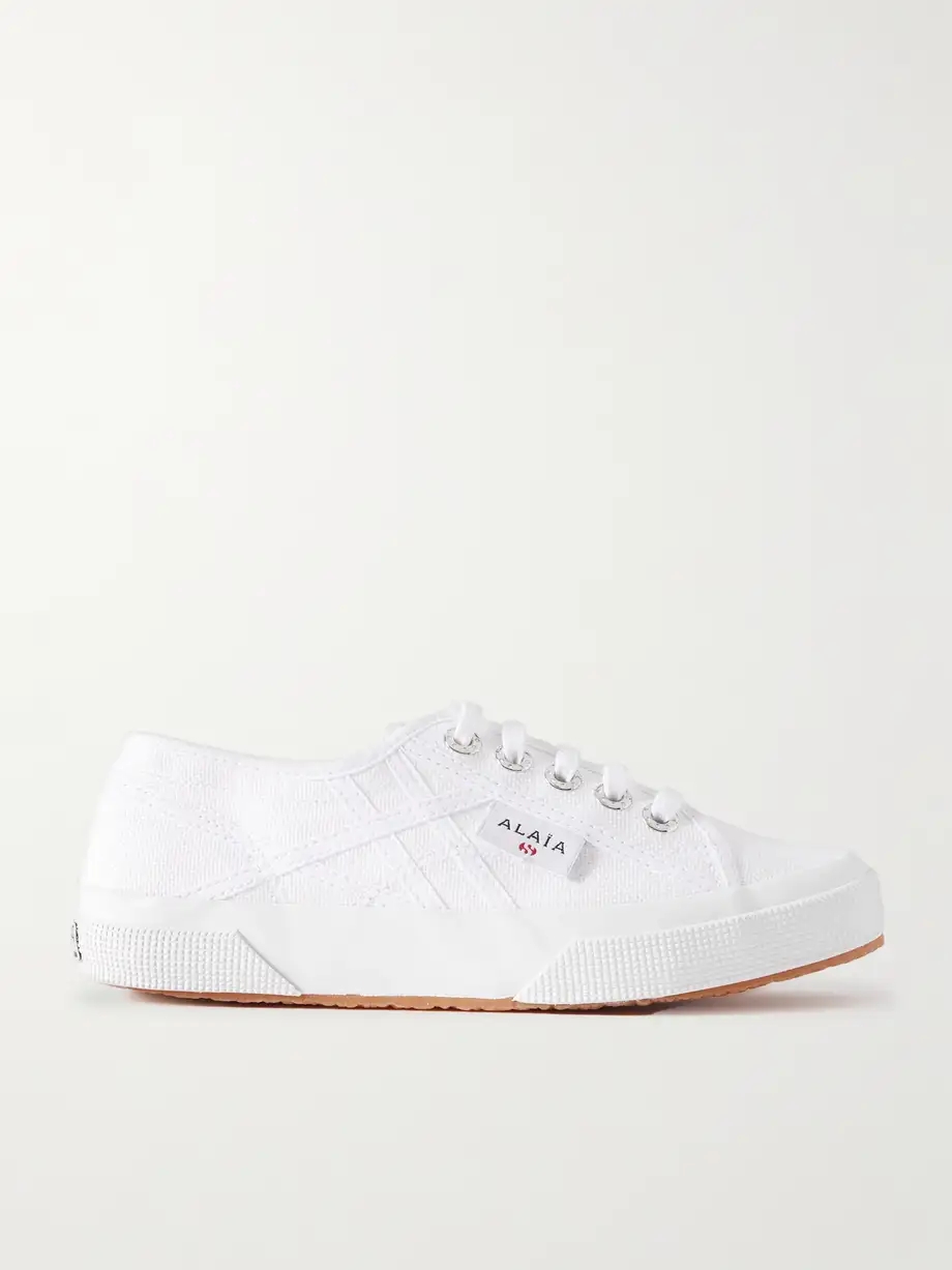 + Superga cotton-canvas sneakers + Superga cotton-canvas sneakers