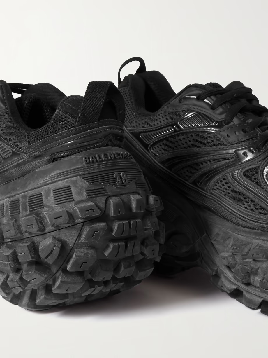 Bouncer mesh and rubber platform sneakers Bouncer mesh and rubber platform sneakers