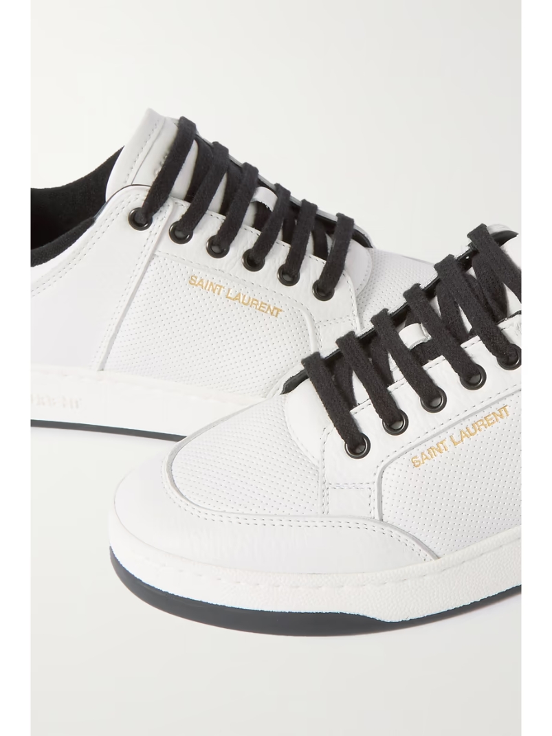SL61 logo-print leather sneakers SL61 logo-print leather sneakers