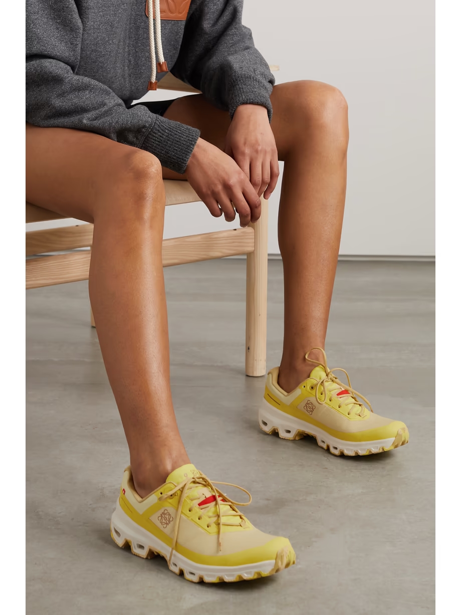 + On Cloudventure recycled-canvas and mesh sneakers + On Cloudventure recycled-canvas and mesh sneakers