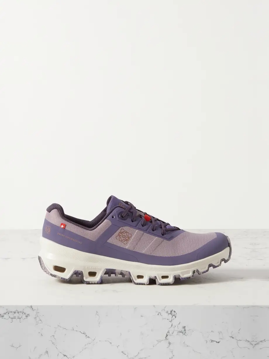 + On Cloudventure recycled-canvas and mesh sneakers + On Cloudventure recycled-canvas and mesh sneakers