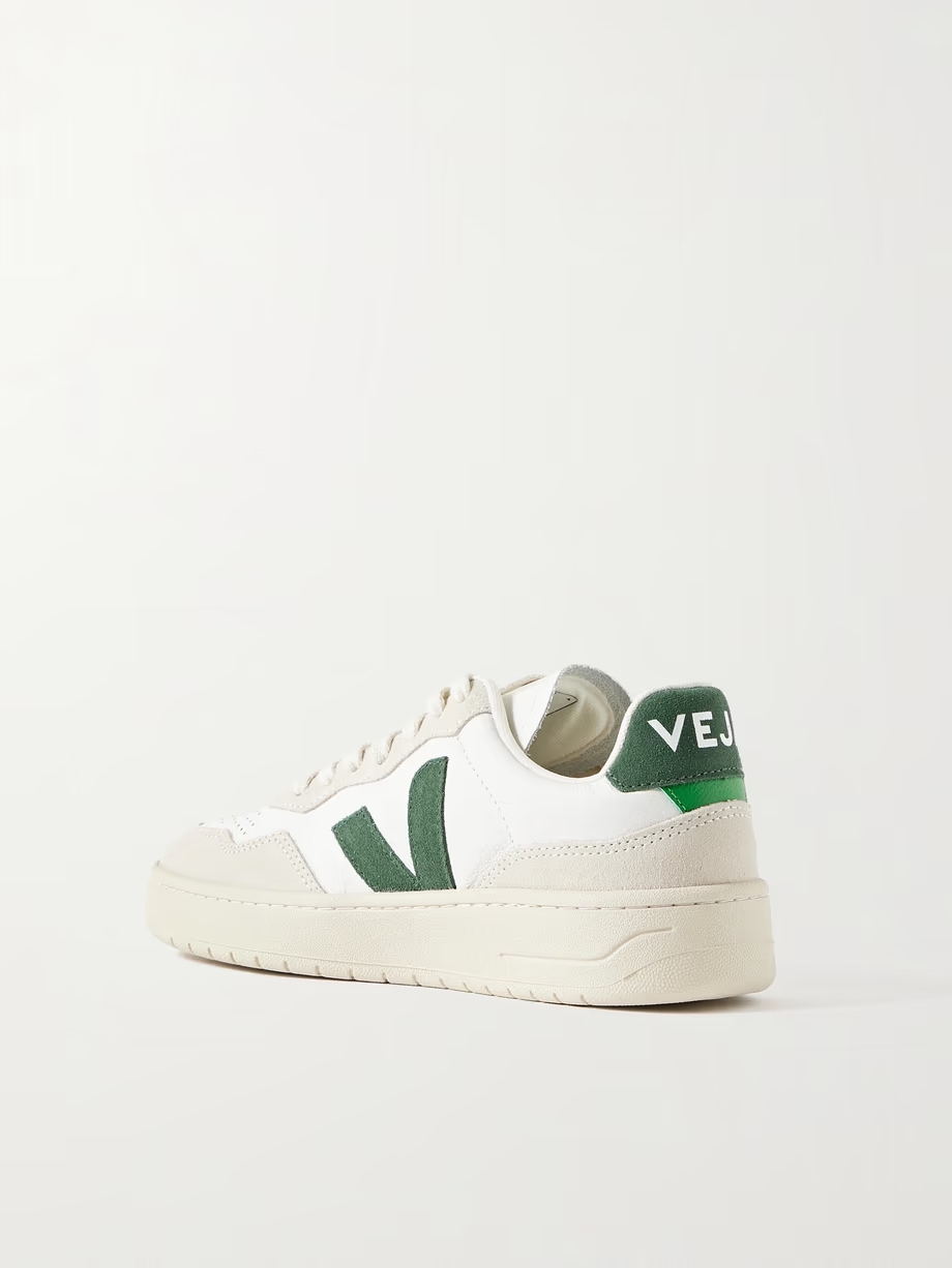 V-90 leather and suede sneakers V-90 leather and suede sneakers