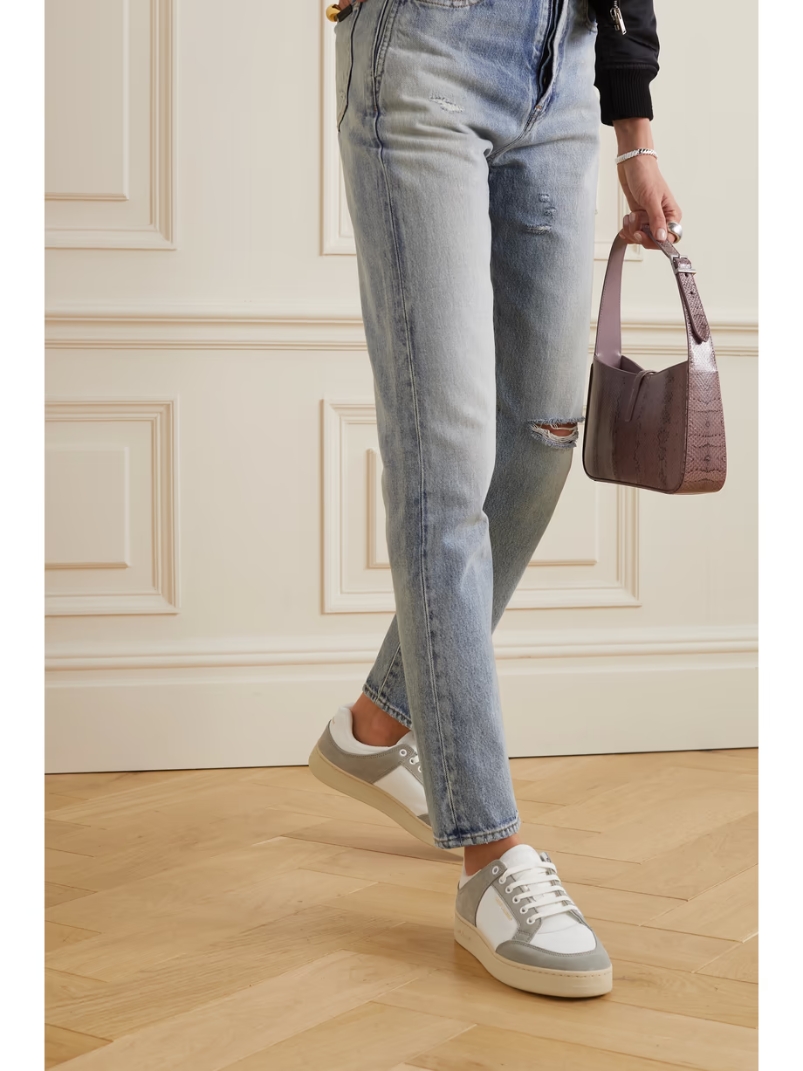 SL/61 leather and suede sneakers SL/61 leather and suede sneakers