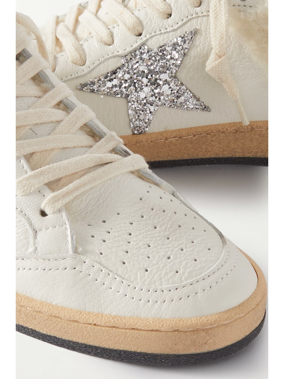 Ball Star Sabot shearling-lined leather slip-on sneakers Ball Star Sabot shearling-lined leather slip-on sneakers