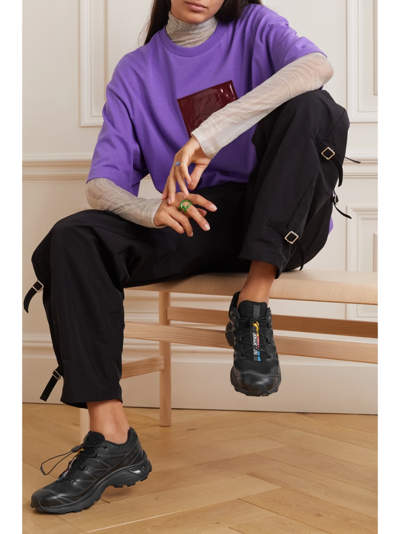 XT-6 rubber-trimmed mesh sneakers XT-6 rubber-trimmed mesh sneakers