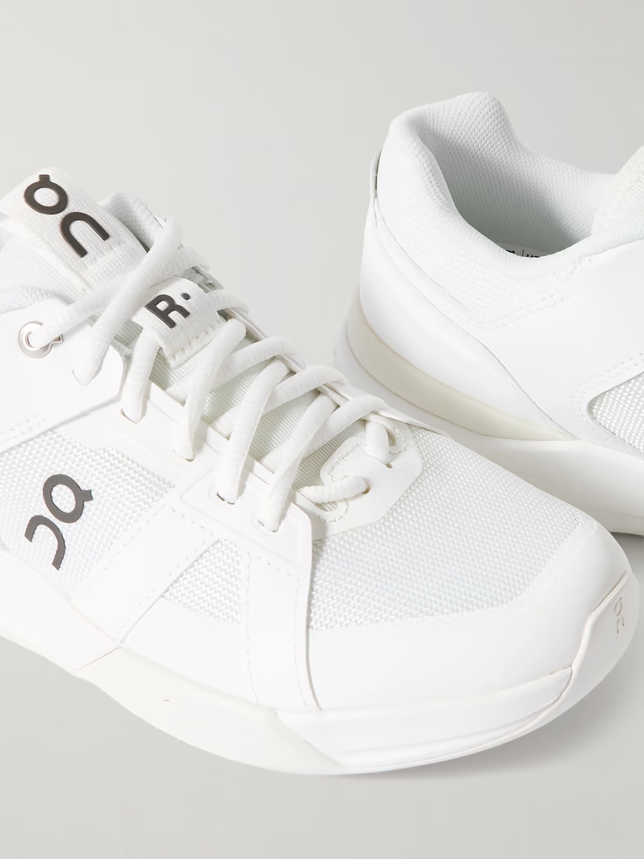 The Roger Clubhouse Pro faux leather-trimmed mesh sneakers The Roger Clubhouse Pro faux leather-trimmed mesh sneakers