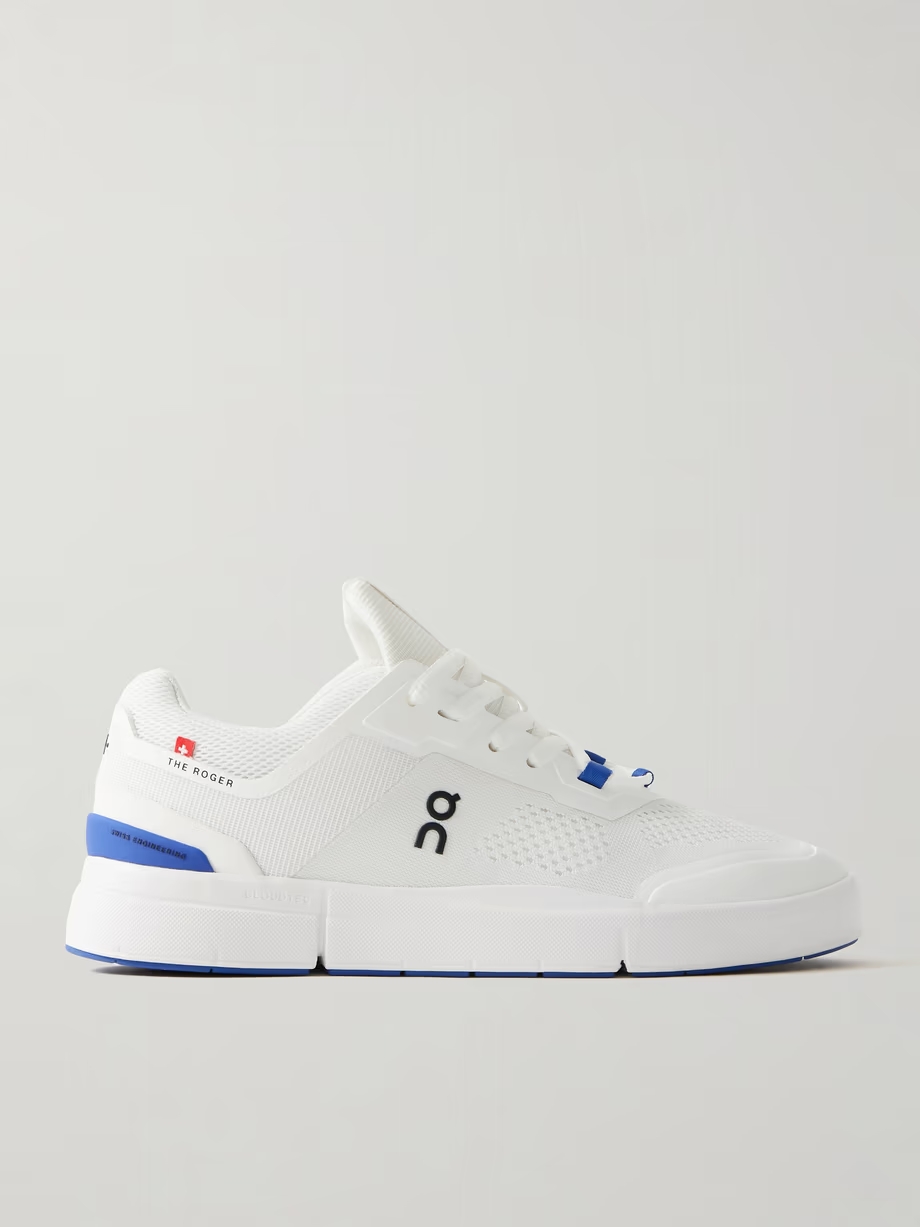 The Roger Spin rubber-trimmed layered mesh sneakers The Roger Spin rubber-trimmed layered mesh sneakers
