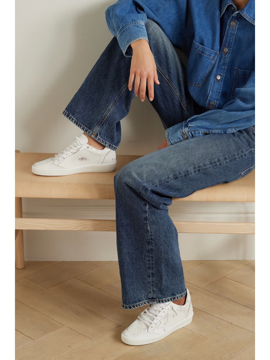 Ballstar distressed leather sneakers Ballstar distressed leather sneakers