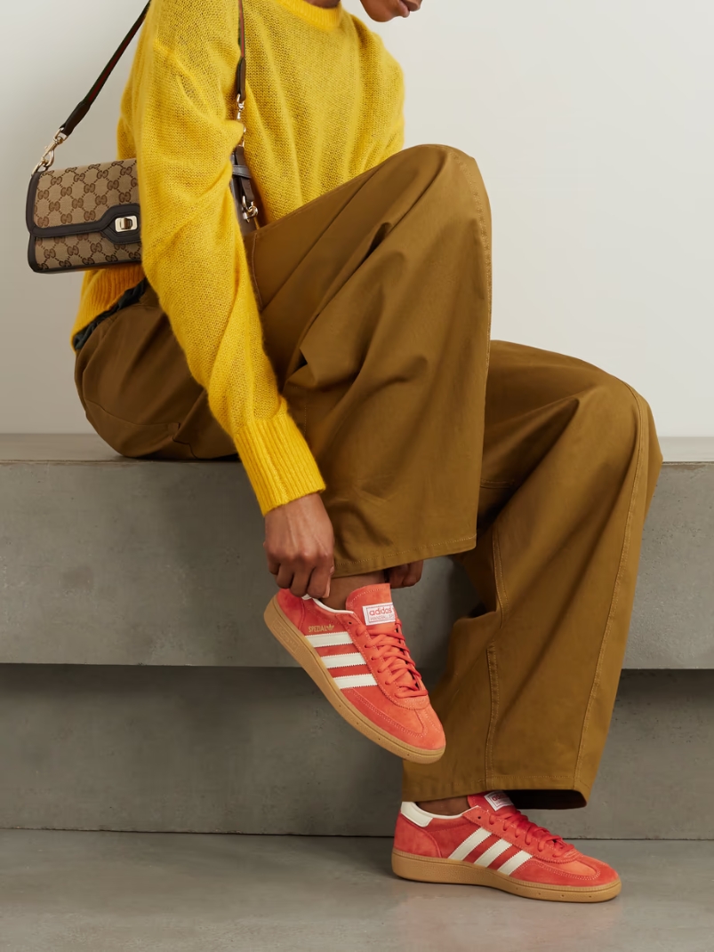 Handball Spezial leather-trimmed suede sneakers Handball Spezial leather-trimmed suede sneakers