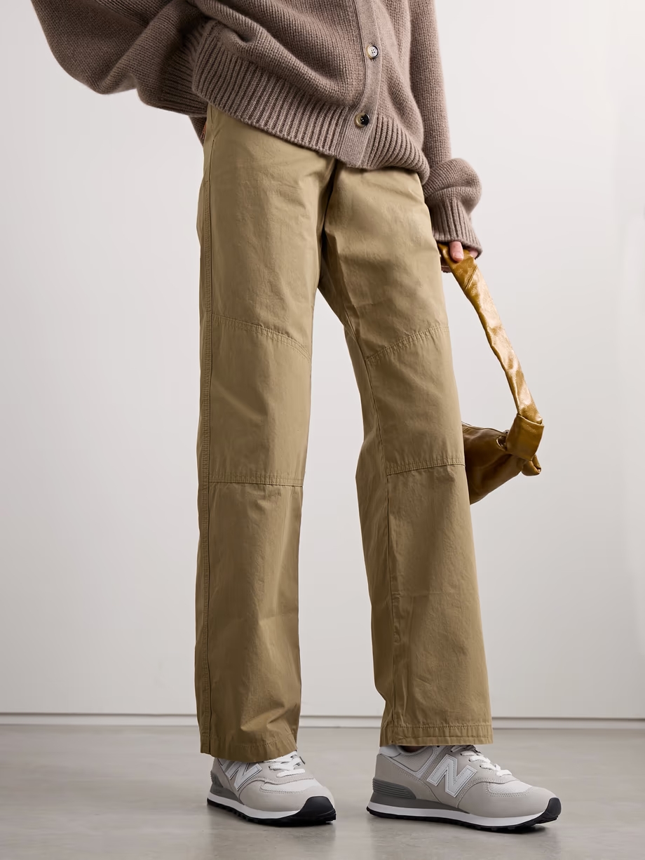 574 leather-trimmed suede and mesh sneakers 574 leather-trimmed suede and mesh sneakers