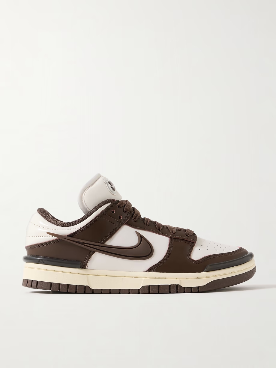 Dunk Low Twist rubber-trimmed leather sneakers Dunk Low Twist rubber-trimmed leather sneakers