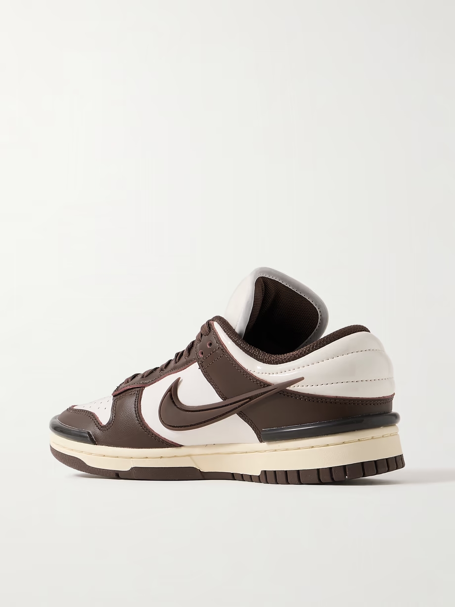 Dunk Low Twist rubber-trimmed leather sneakers Dunk Low Twist rubber-trimmed leather sneakers