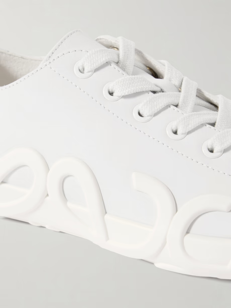 Rise rubber-trimmed nubuck sneakers Rise rubber-trimmed nubuck sneakers