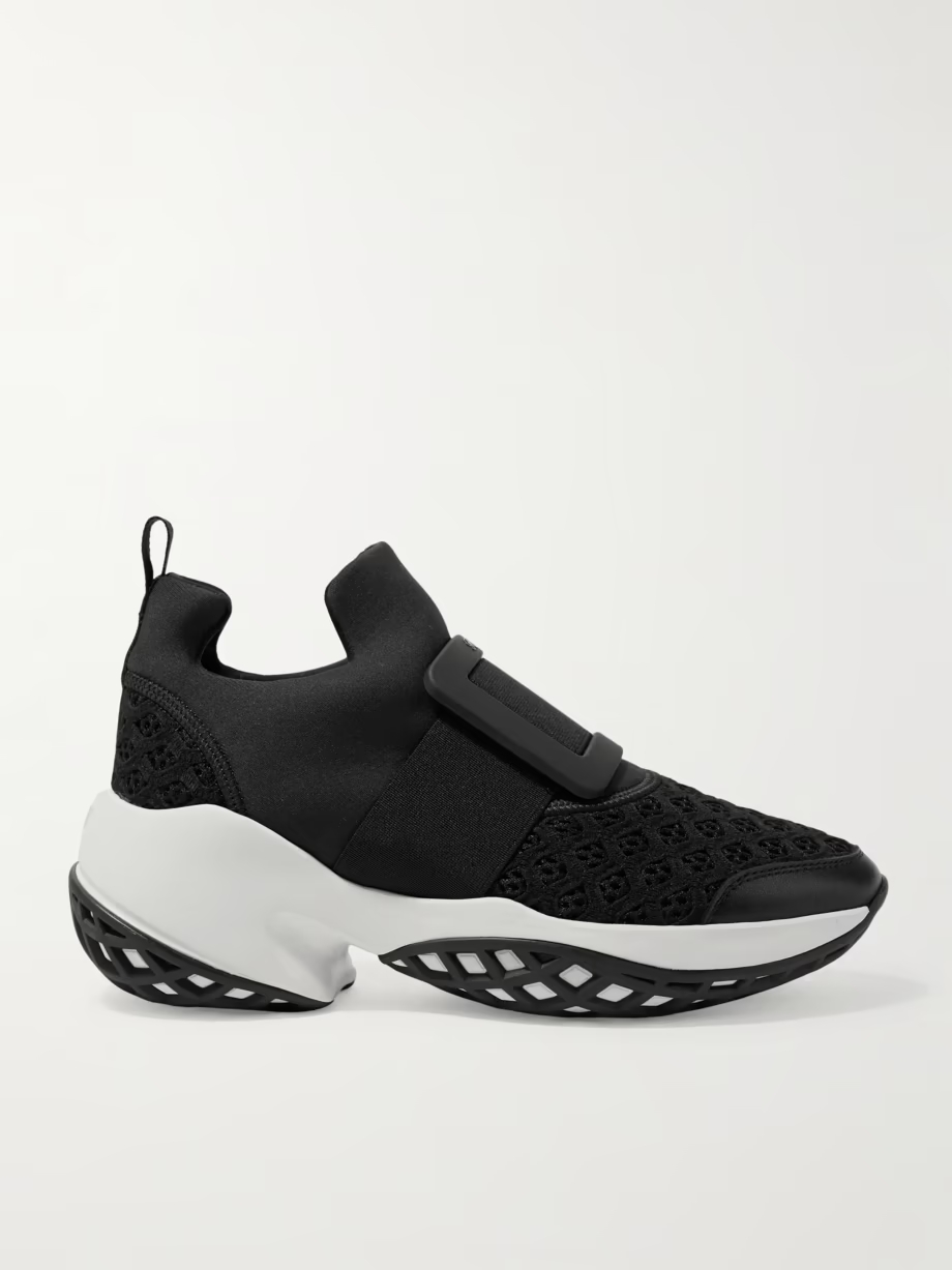 Viv Run mesh and leather sneakers Viv Run mesh and leather sneakers