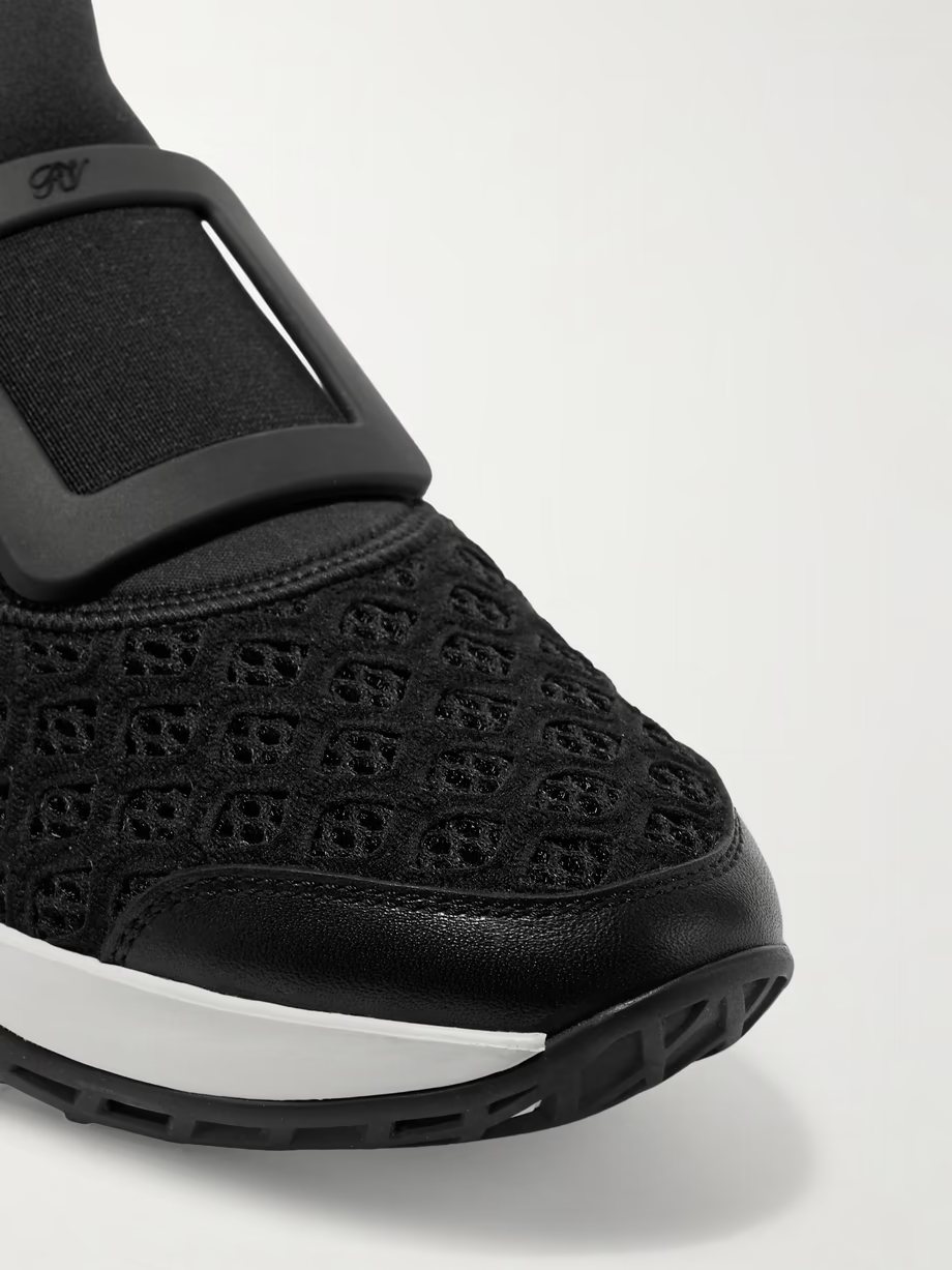 Viv Run mesh and leather sneakers Viv Run mesh and leather sneakers