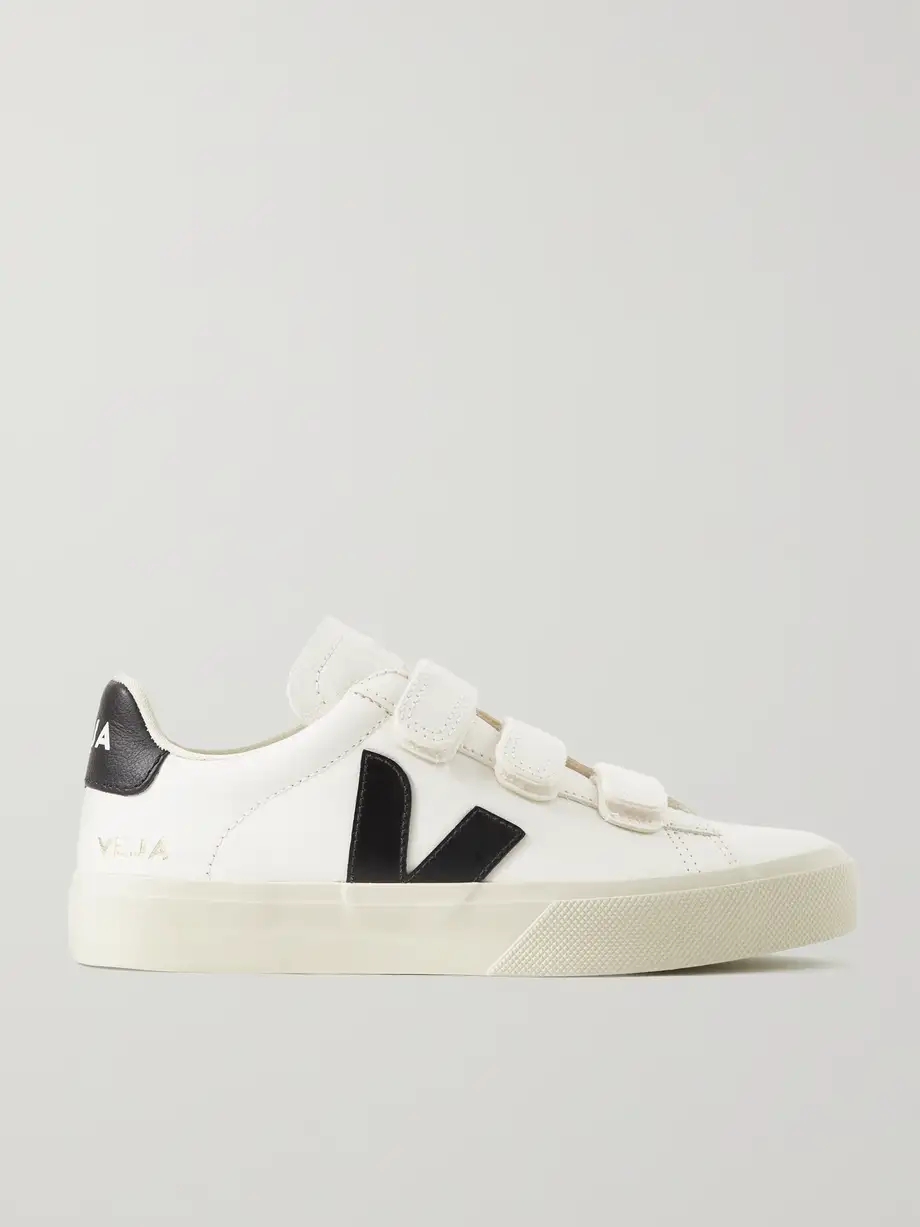 Recife rubber-trimmed leather sneakers Recife rubber-trimmed leather sneakers