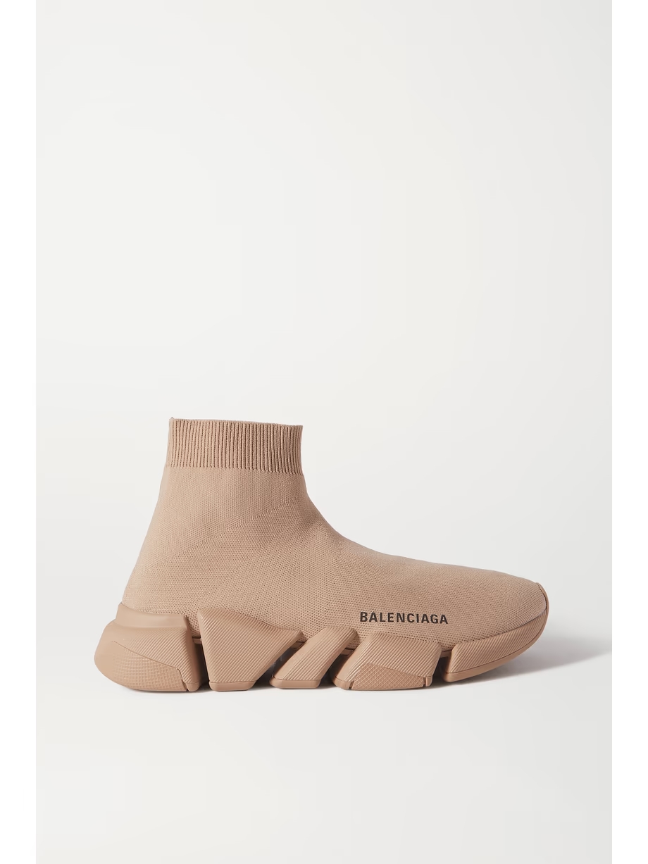 Speed 2.0 stretch-knit high-top sneakers Speed 2.0 stretch-knit high-top sneakers