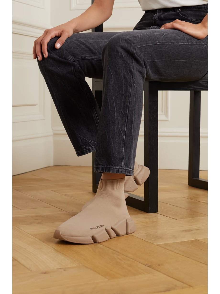 Speed 2.0 stretch-knit high-top sneakers Speed 2.0 stretch-knit high-top sneakers