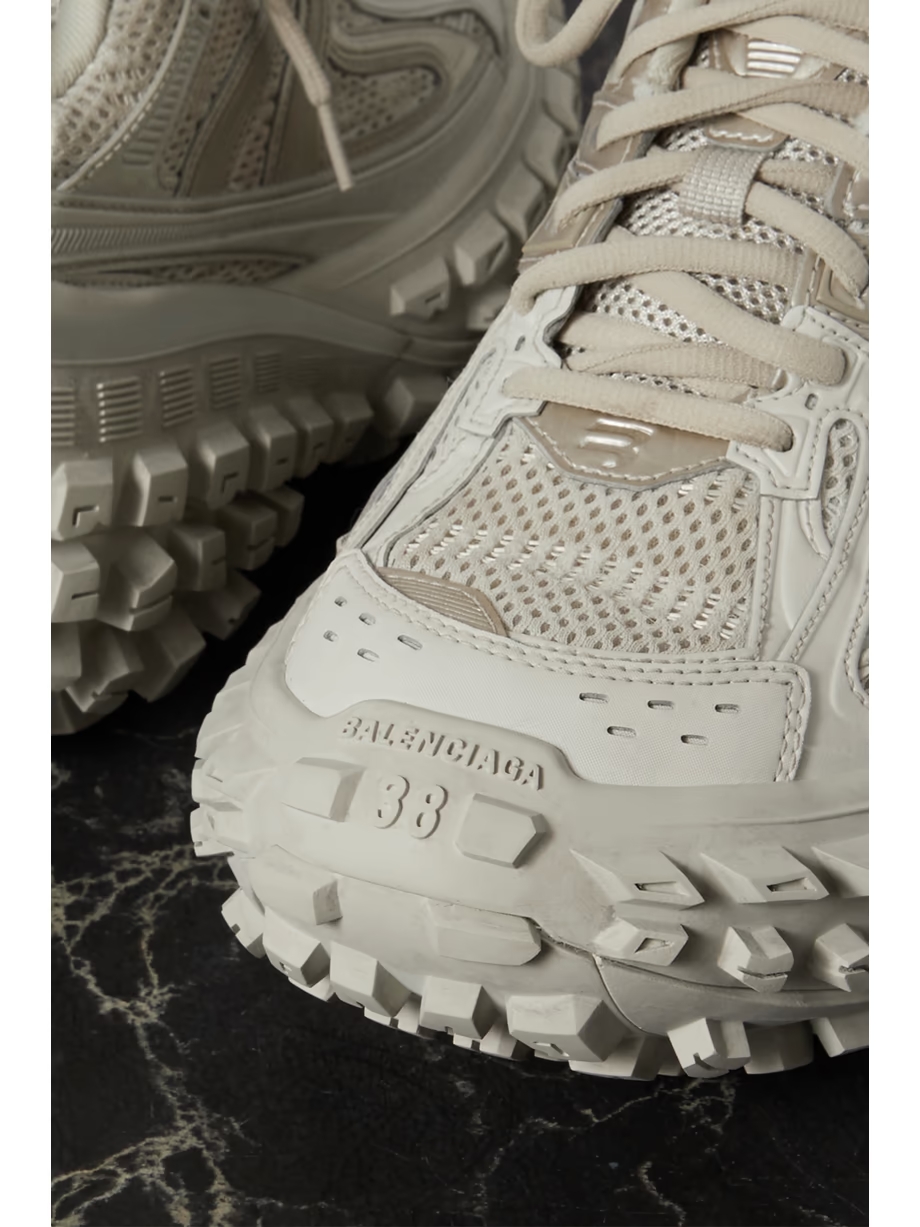 Bouncer mesh and rubber platform sneakers Bouncer mesh and rubber platform sneakers